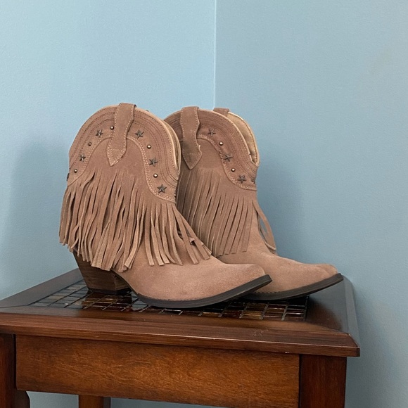 Very volatile fringe ankle boots - Picture 5 of 7